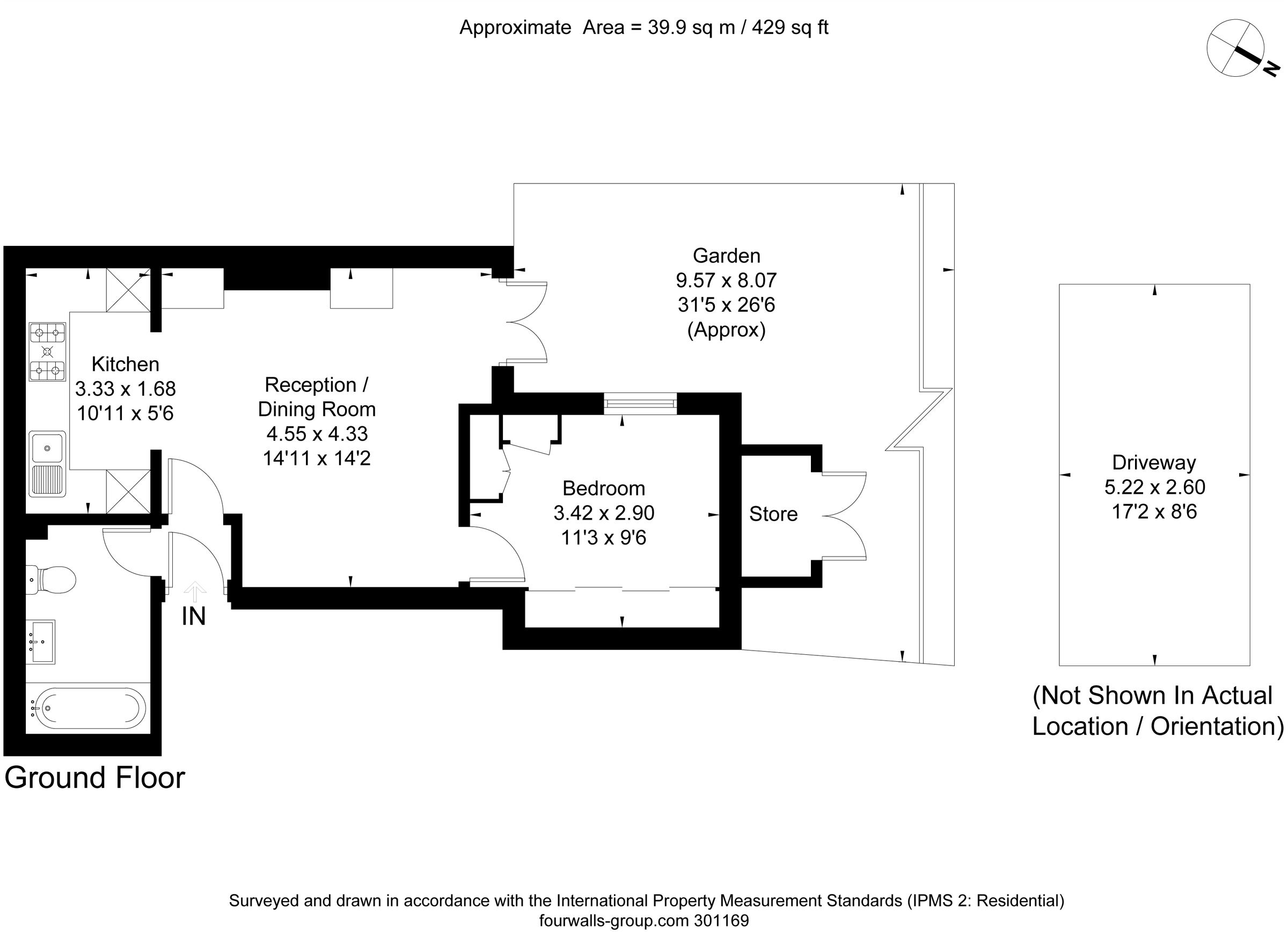 1 bed flat for sale in Road, Hampton Wick, Kingston Upon