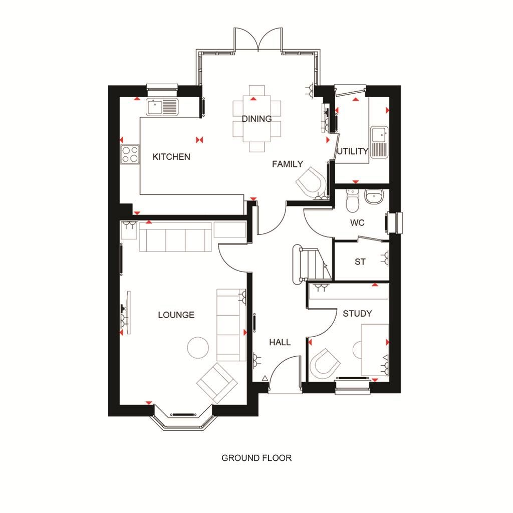 New home, 4 bed detached house for sale in "Holden" at Barnhorn Road, BexhillOnSea TN39 Zoopla