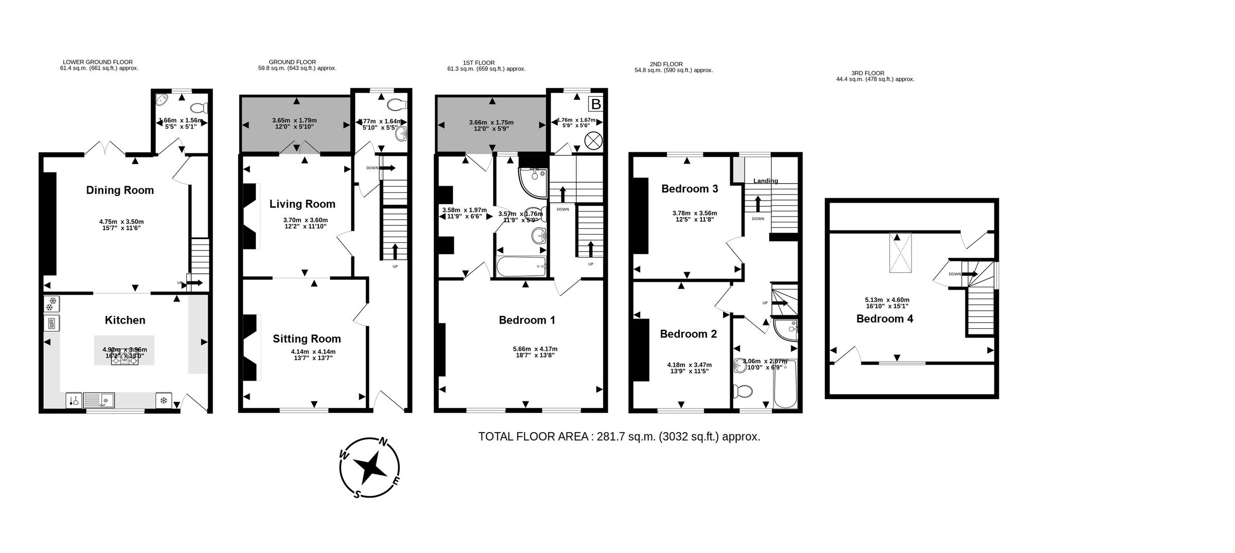4 bed end terrace house for sale in London Road, Deal, Kent CT14 Zoopla
