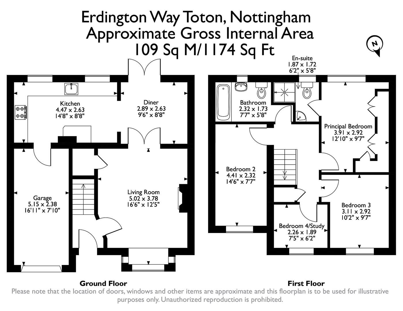 4 bed detached house for sale in Erdington Way, Toton, Nottingham NG9