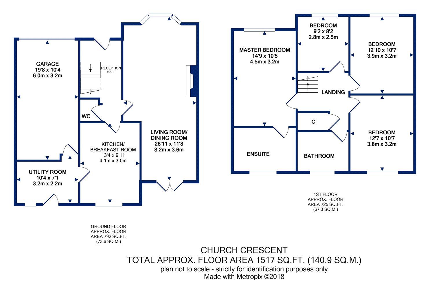 4 bed semidetached house for sale in Church Crescent, Stutton