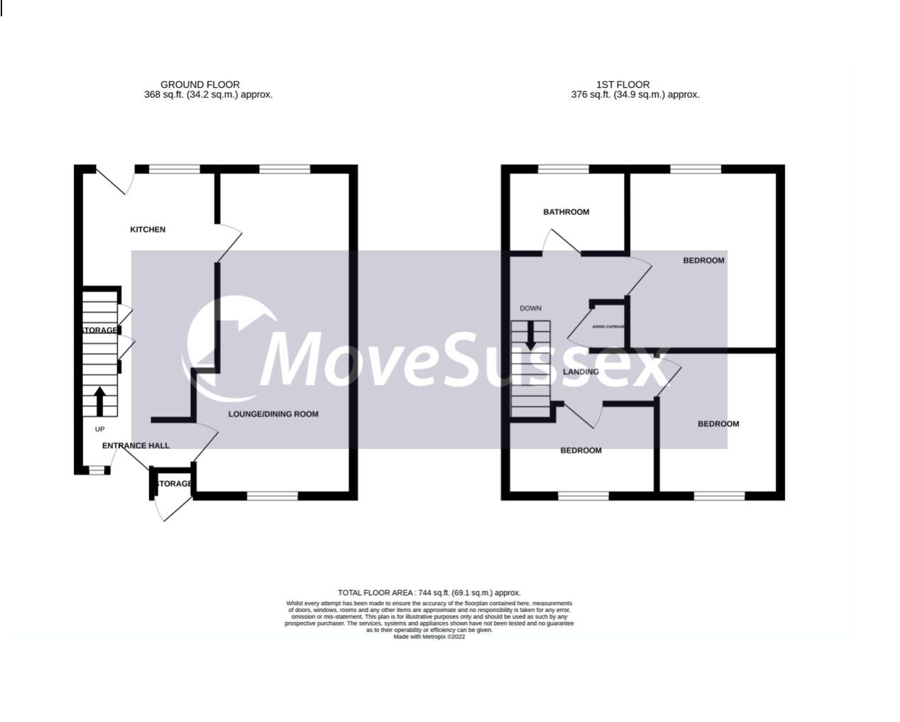 3 bed terraced house for sale in Binsted Close, Eastbourne, East Sussex