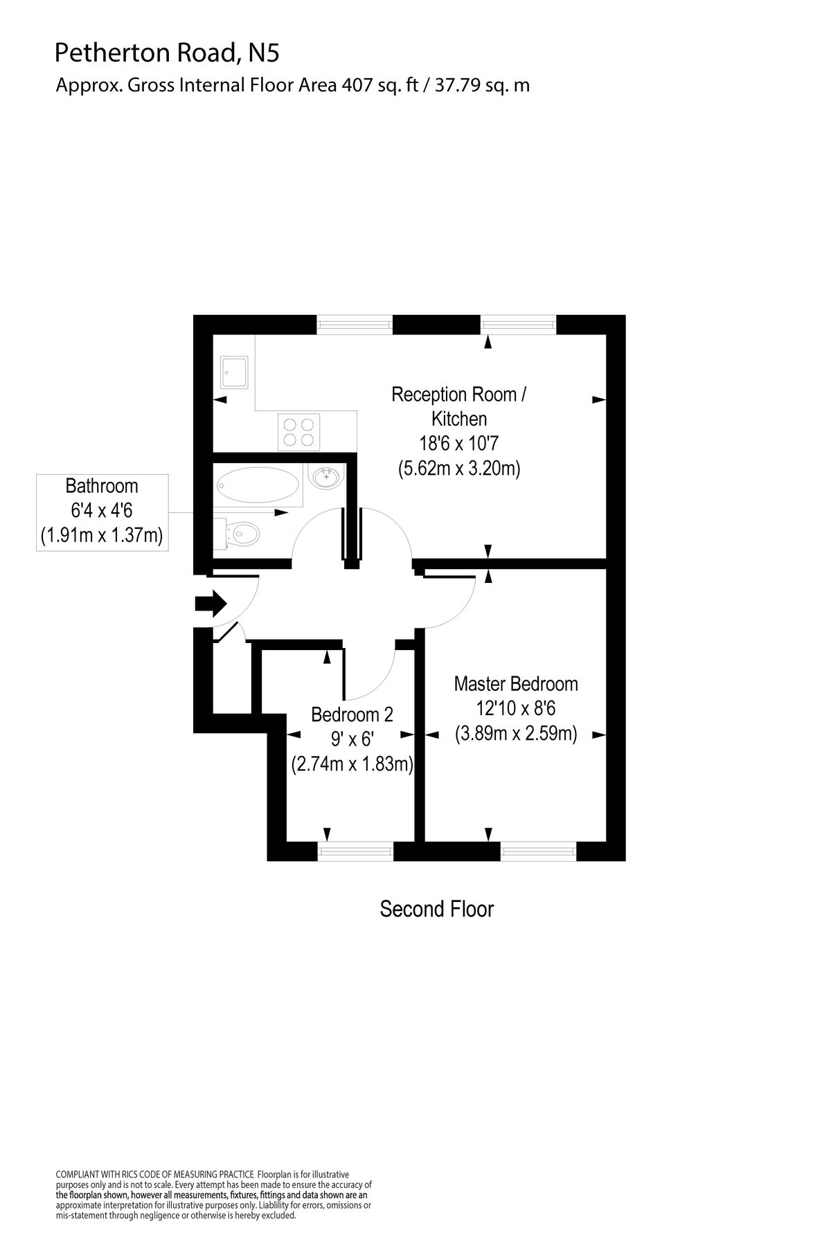 2 bed flat for sale in Petherton Road, Islington, London N5 Zoopla