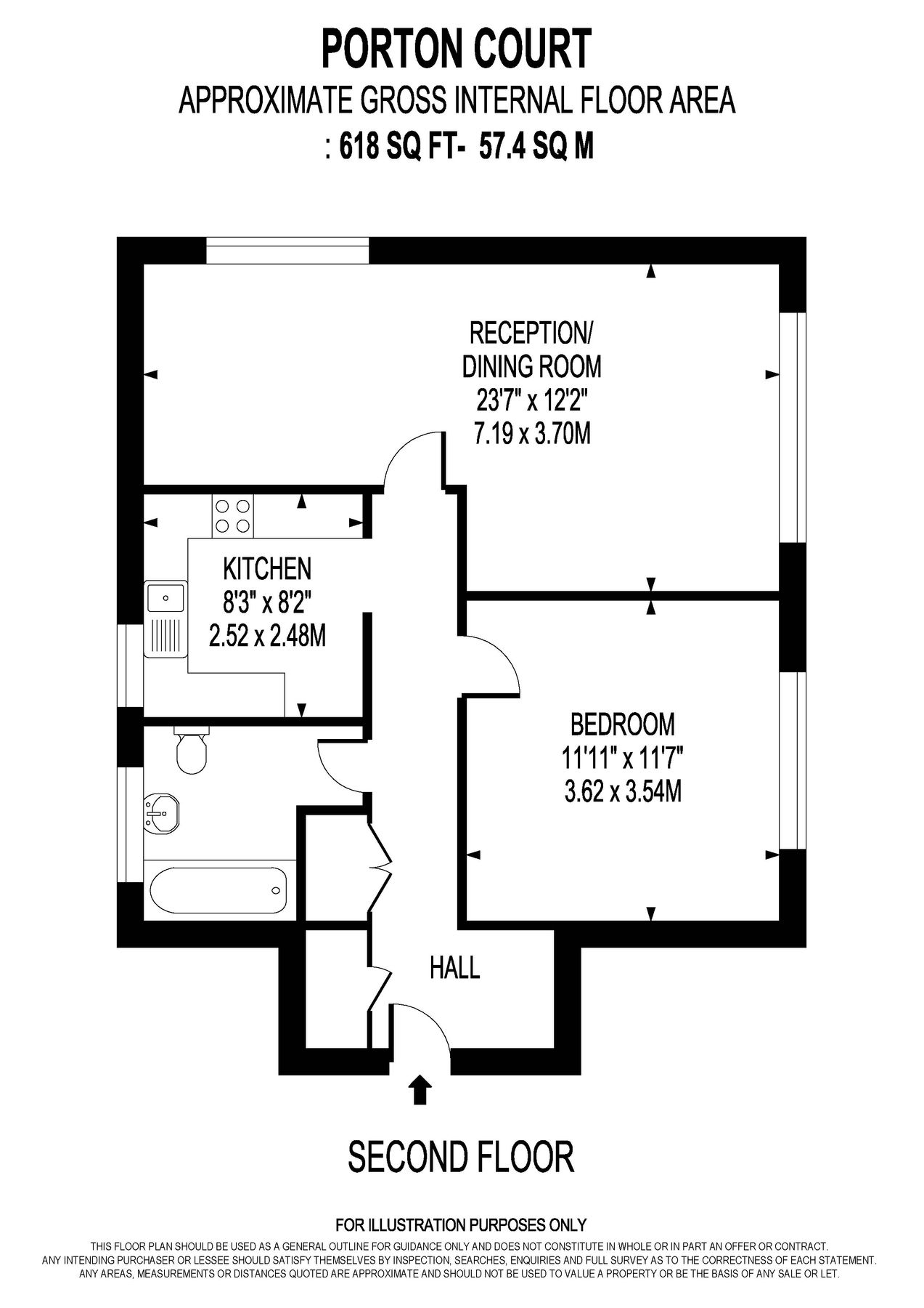 1 bed flat for sale in Porton Court, Portsmouth Road, Surbiton KT6 Zoopla