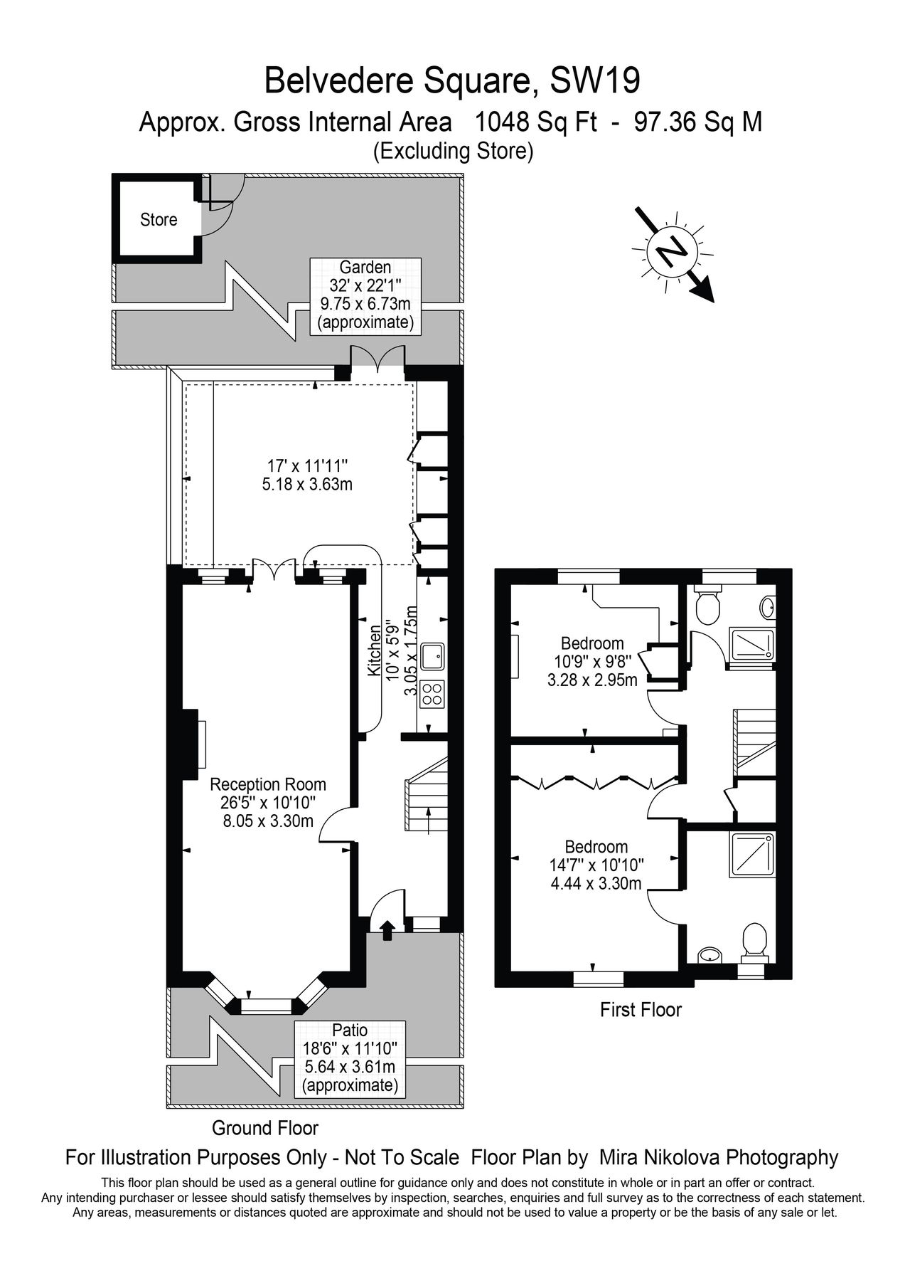 2 bed semidetached house for sale in Belvedere Square, Wimbledon