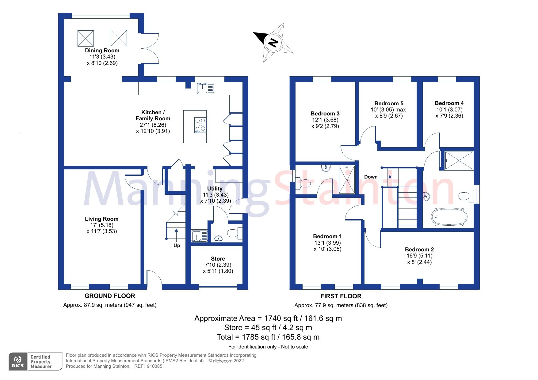 5 bed detached house for sale in Castlefields, Rothwell, Leeds, West