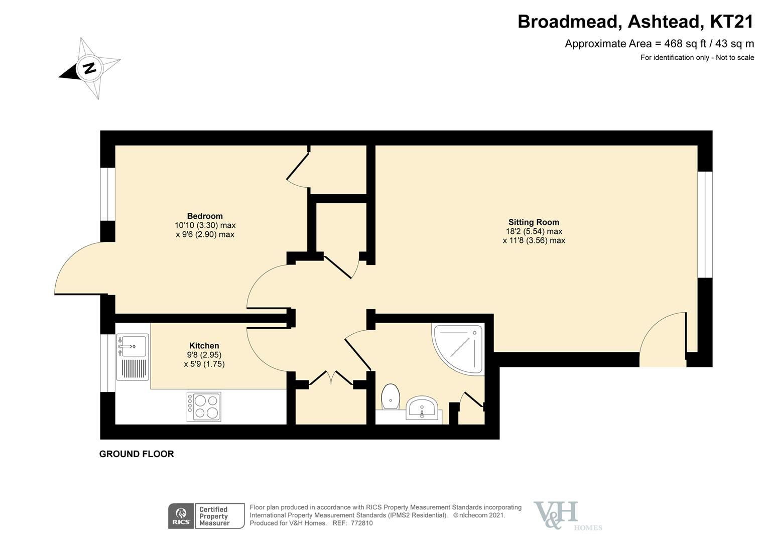 1 bed property for sale in Broadmead, Ashtead KT21 Zoopla