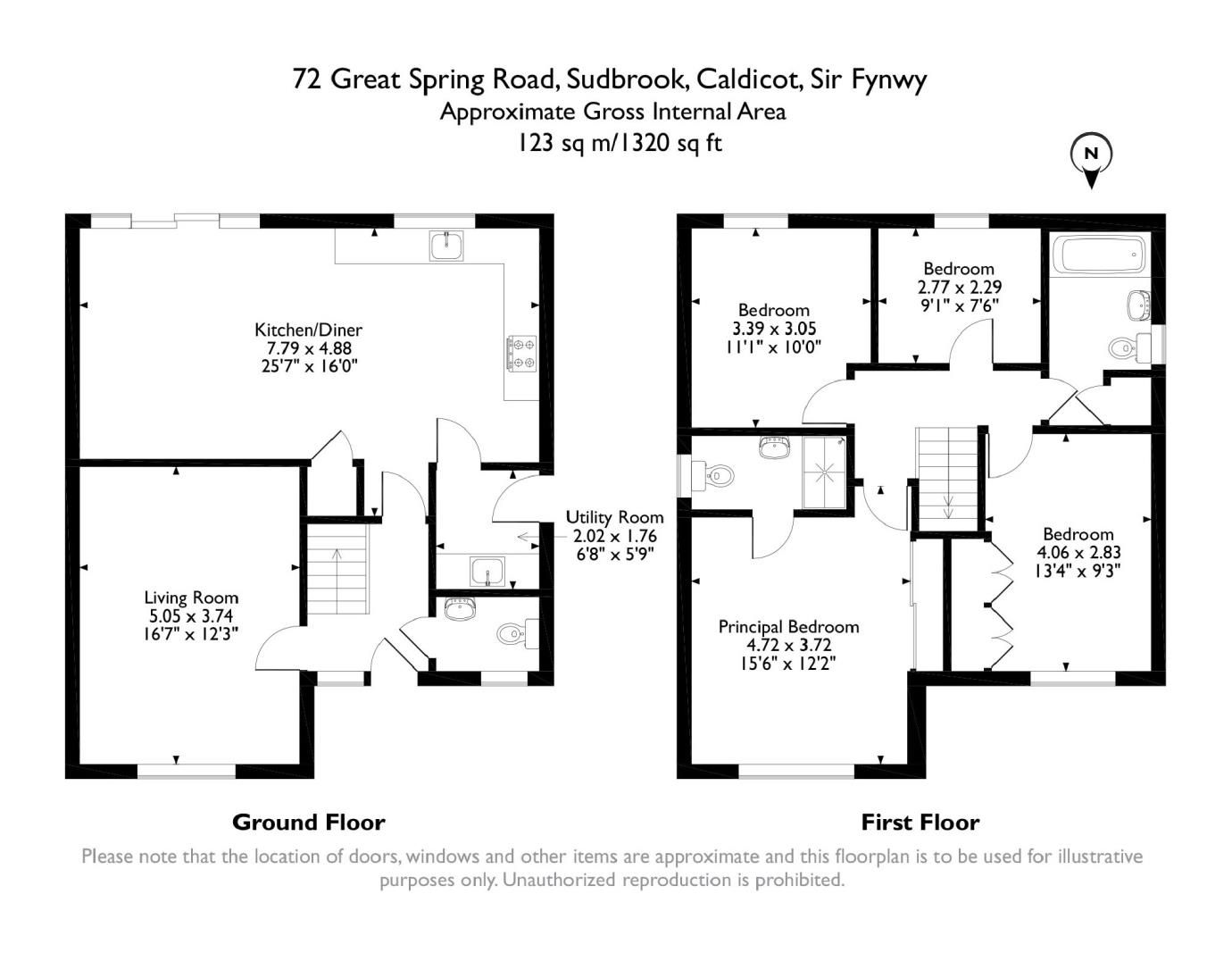 4 bed detached house for sale in Great Spring Road, Sudbrook, Caldicot