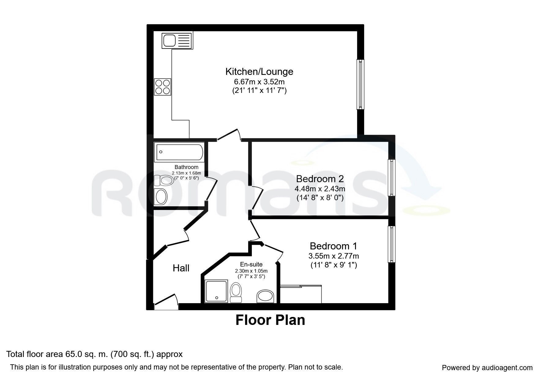 2 bed flat to rent in Windermere Gate, Bracknell RG12 Zoopla