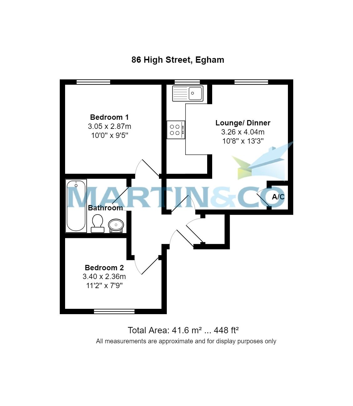2 bed flat to rent in High Street, Egham TW20 Zoopla