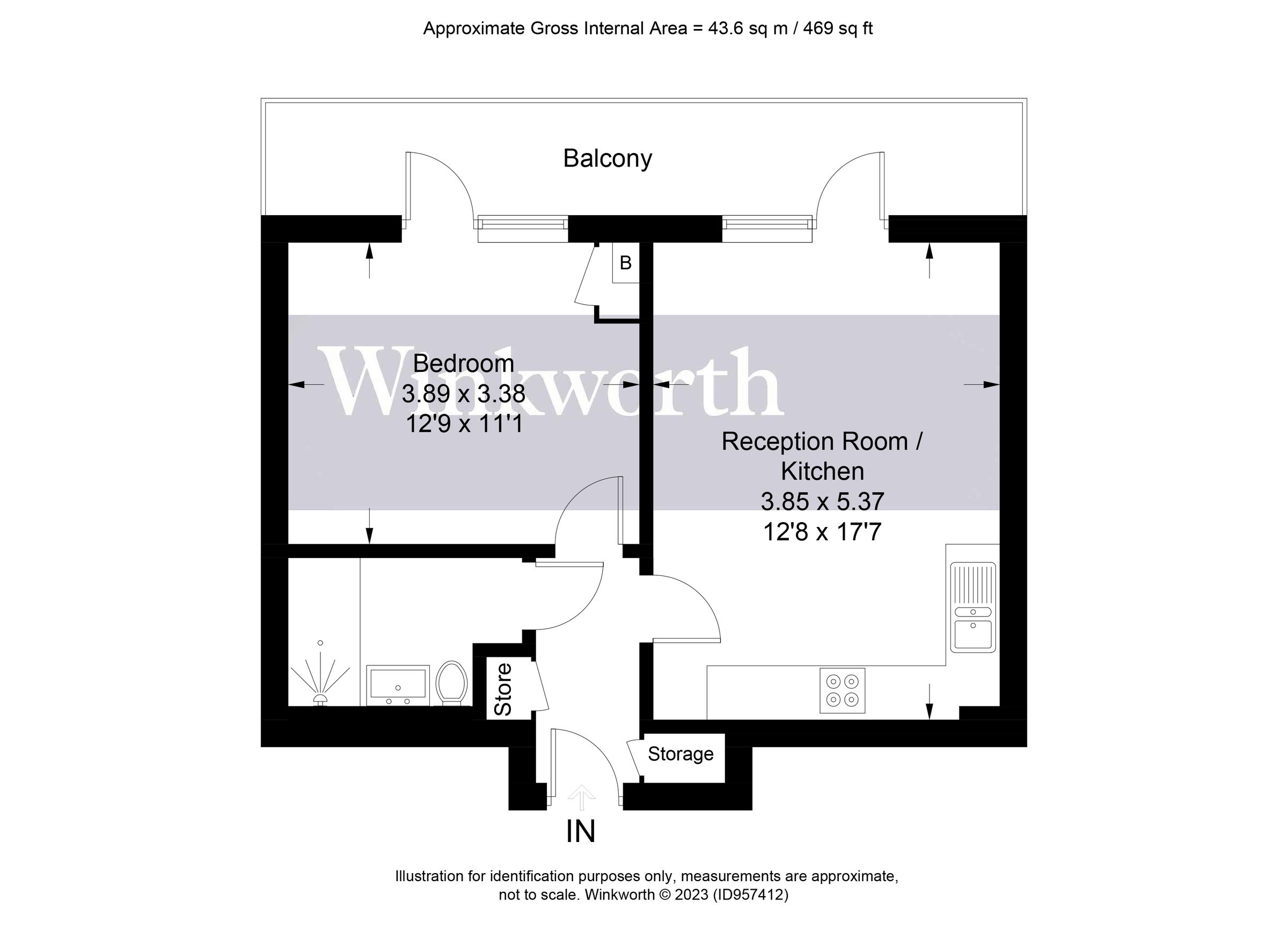 1 bed flat for sale in Studio Way, Borehamwood, Hertfordshire WD6 Zoopla
