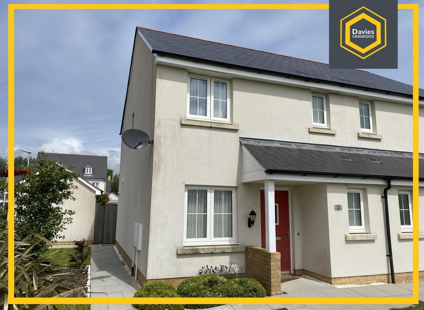 3 bed semidetached house to rent in Rhes Brickyard Row, Machynys East