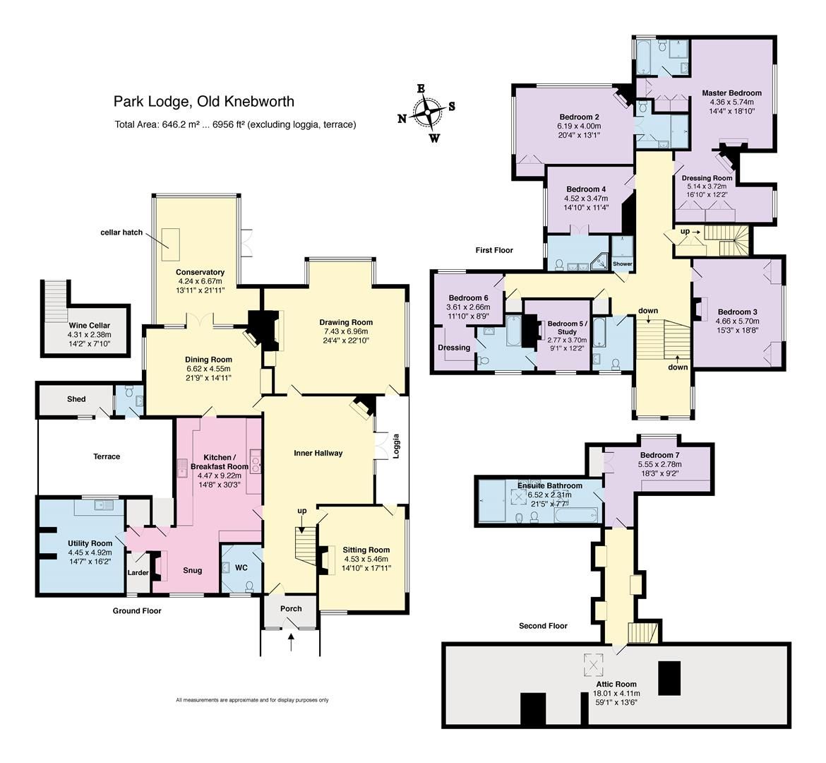 7 bed detached house for sale in Park Lane, Old Knebworth, Knebworth