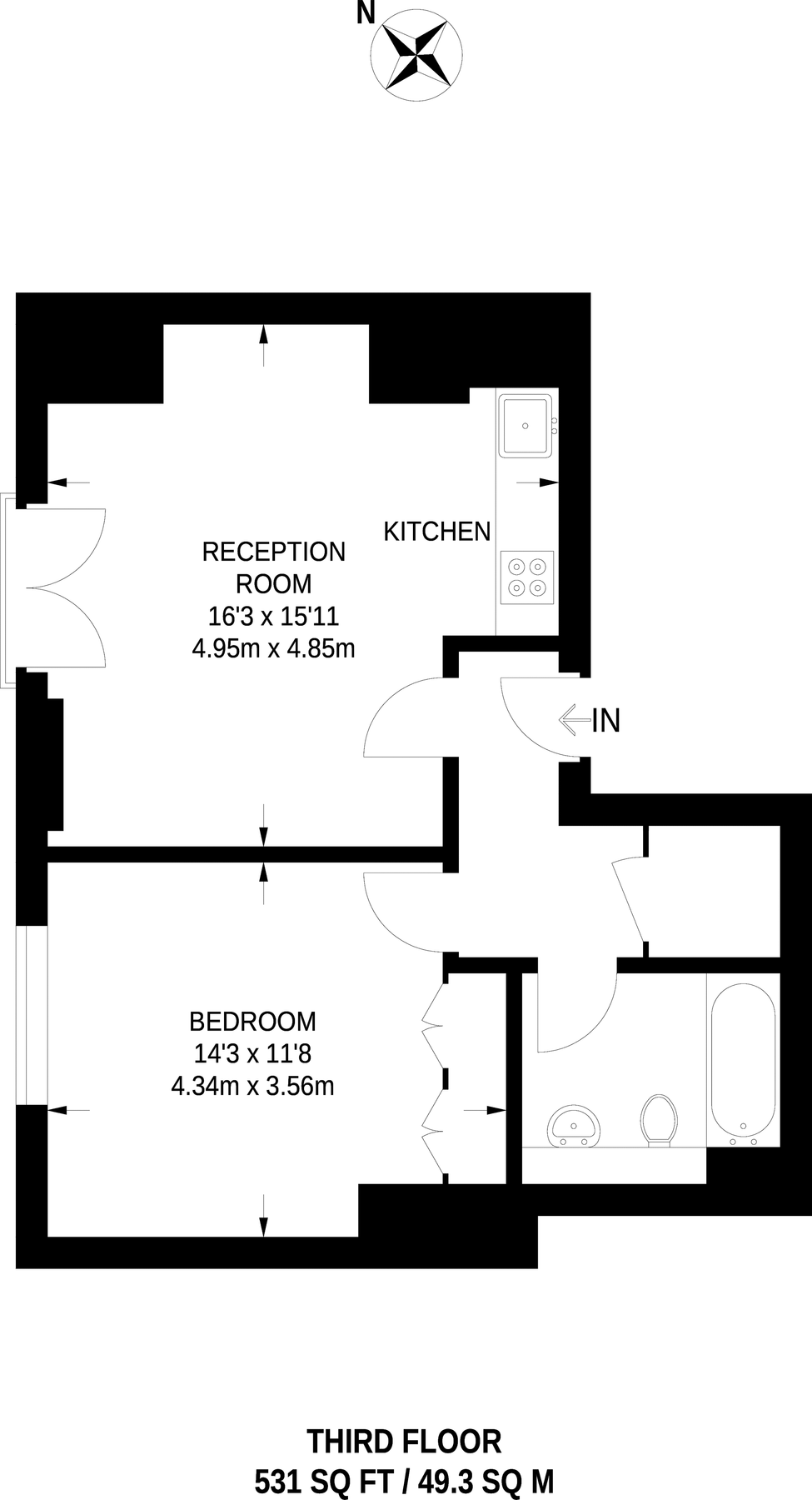 1 bed flat to rent in New Crane Place, Wapping, London E1W Zoopla