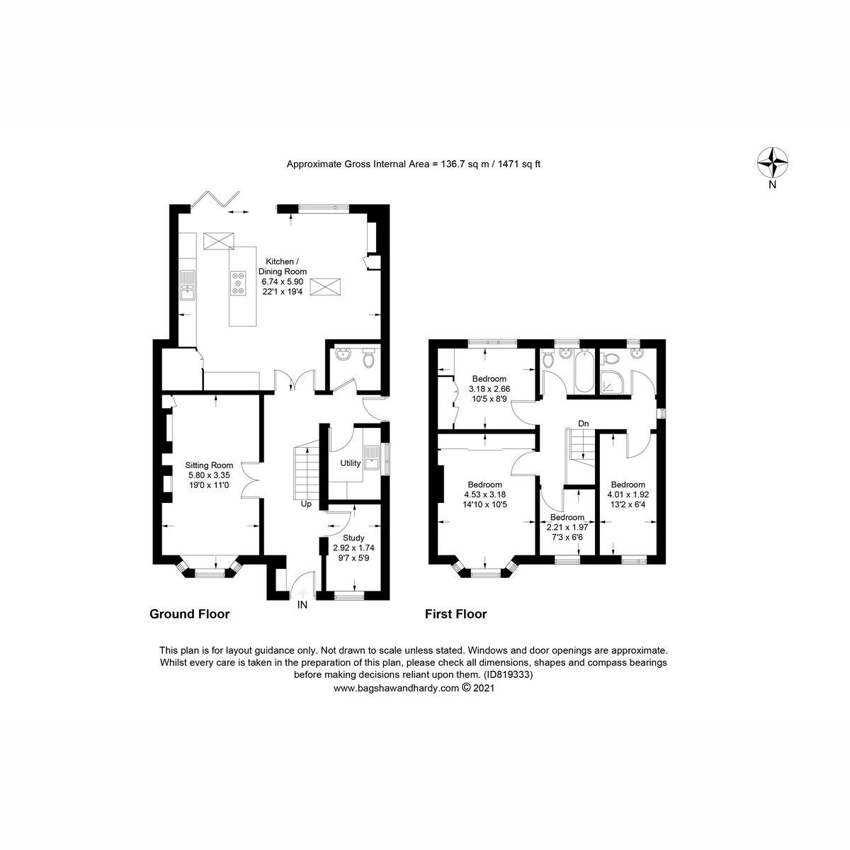 4 bed semidetached house for sale in Croydon Road, Westerham TN16 Zoopla