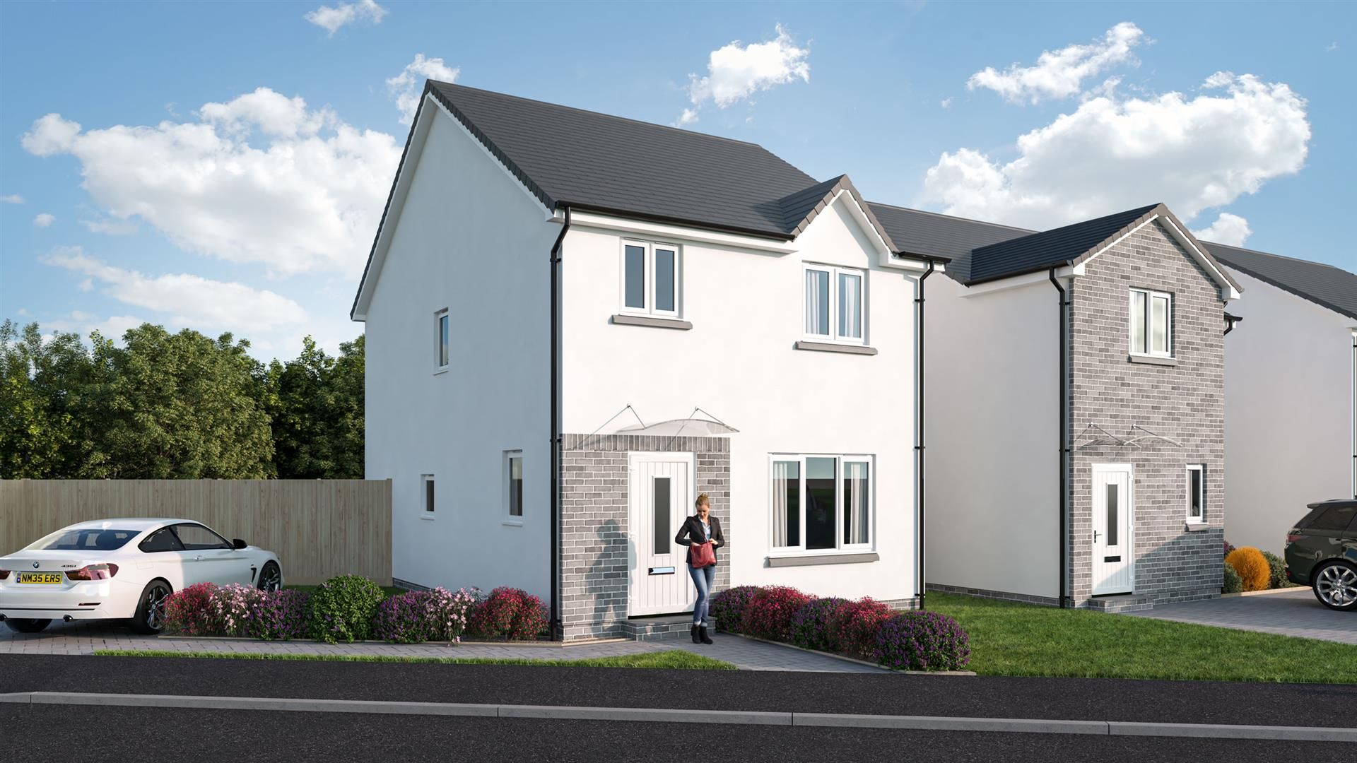 New home, 3 bed detached house for sale in Breichwater Place