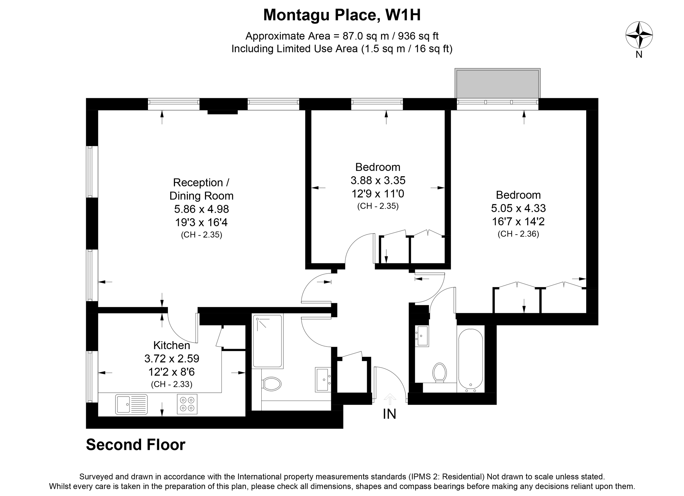 2 bed flat for sale in Montagu Place, London W1H Zoopla