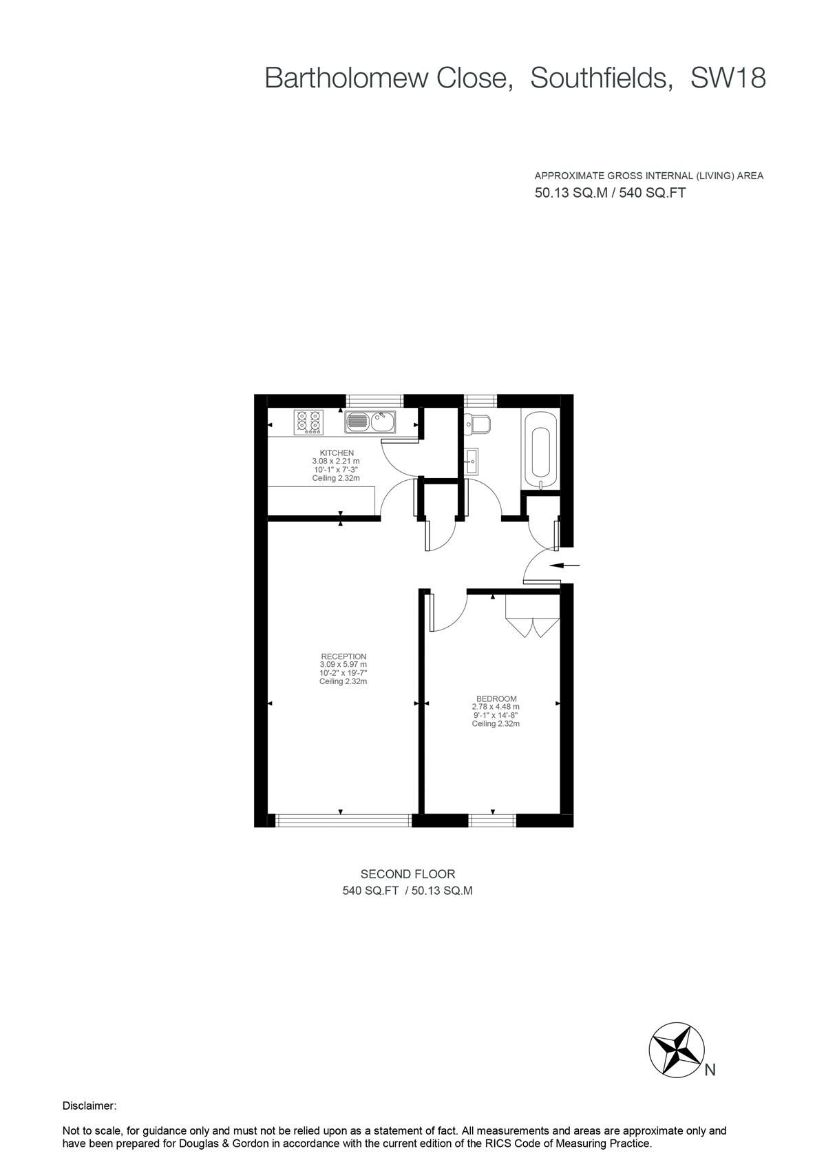 1 bed flat for sale in Bartholomew Close, London SW18 Zoopla