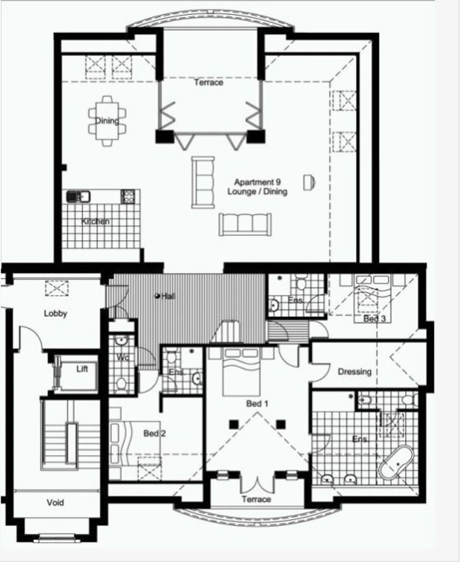 3 bed penthouse for sale in Ten Acre Drive, Whitefield M45 Zoopla