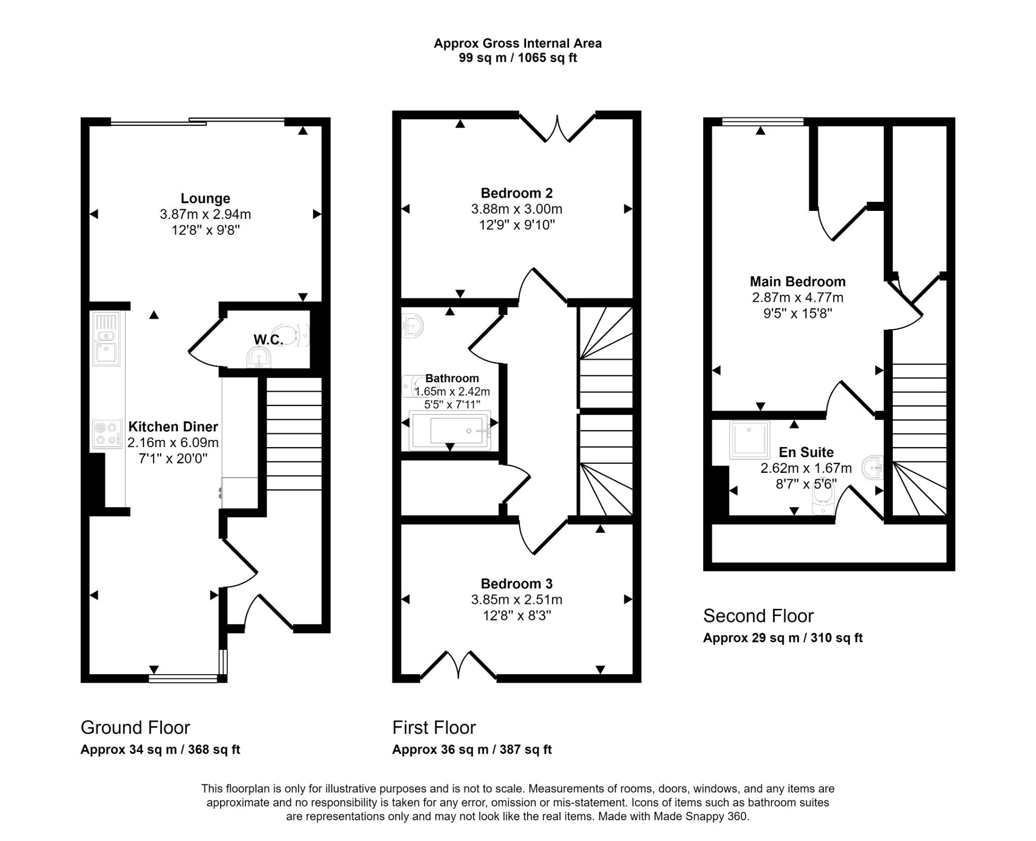 3 bed end terrace house to rent in Preston Road, Coppull, Chorley
