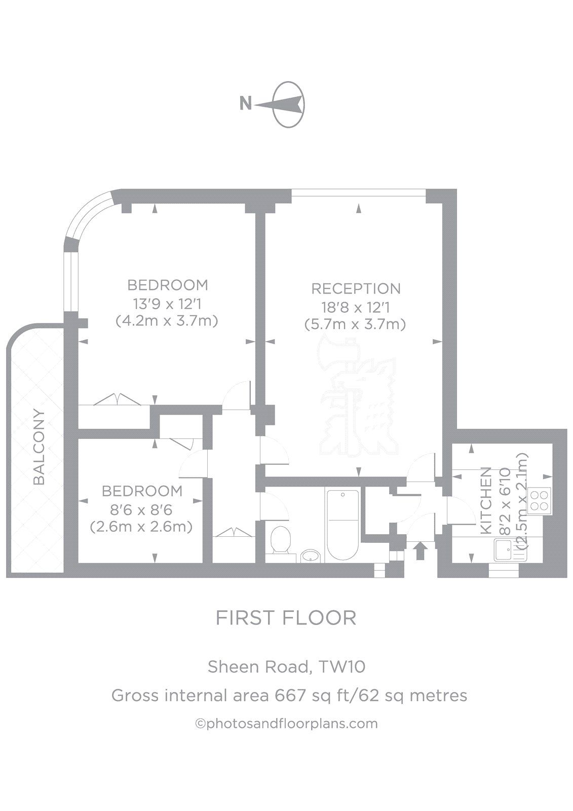 2 bed flat to rent in Lichfield Court, Sheen Road, Richmond TW9 Zoopla