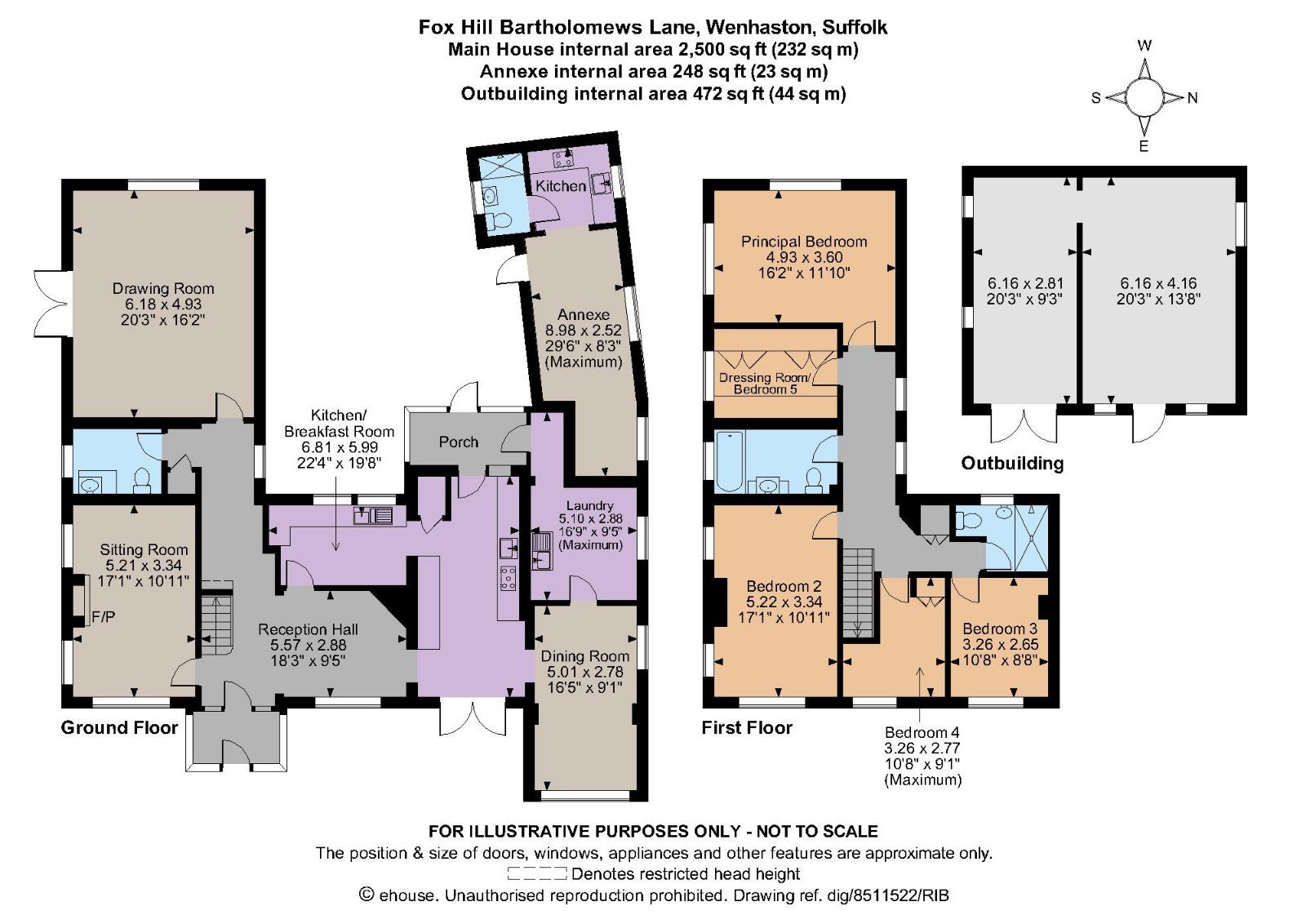 5 bed detached house for sale in Bartholomews Lane, Wenhaston