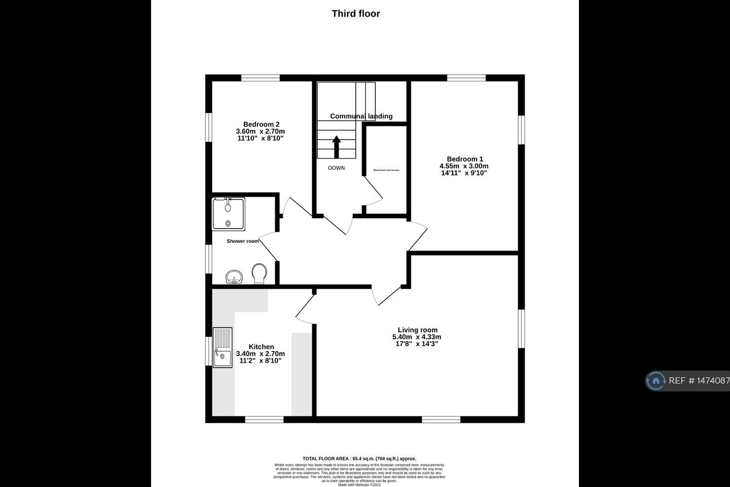 2 bed flat to rent in (Top ) 11 Water Tower Close, Uxbridge UB8 Zoopla