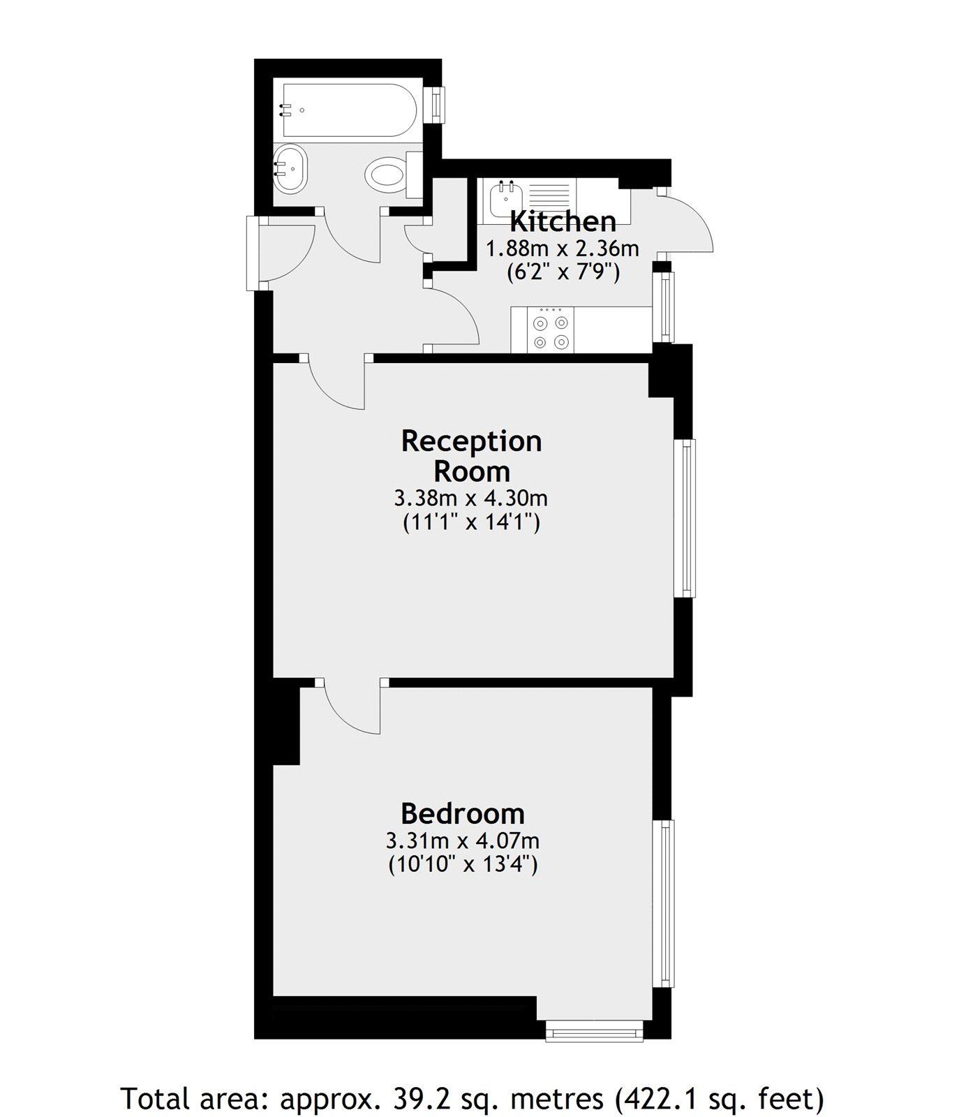 1 bed flat to rent in St. Petersburgh Place, London W2 Zoopla