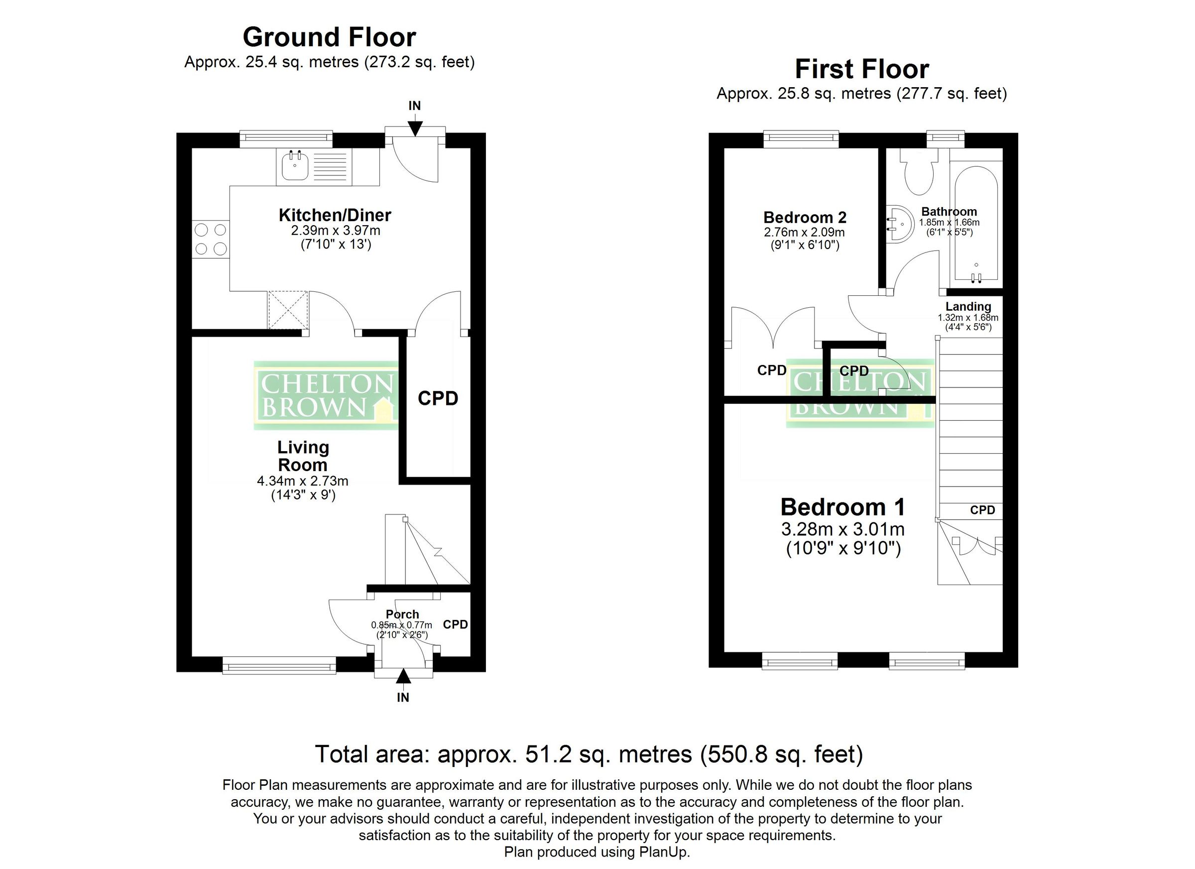 2 bed terraced house to rent in Hedgeway, East Hunsbury, Northampton