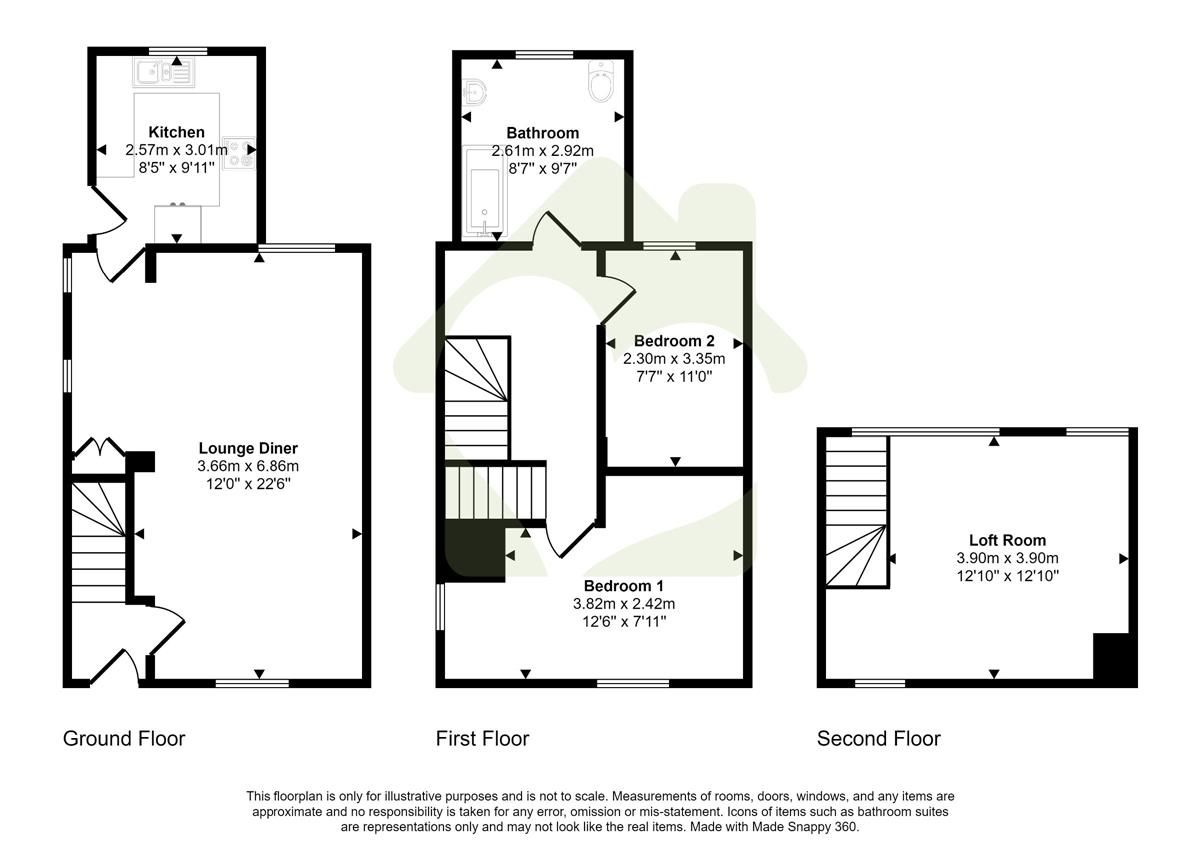 2 bed semidetached house for sale in Garstang Road, Bowgreave, Preston