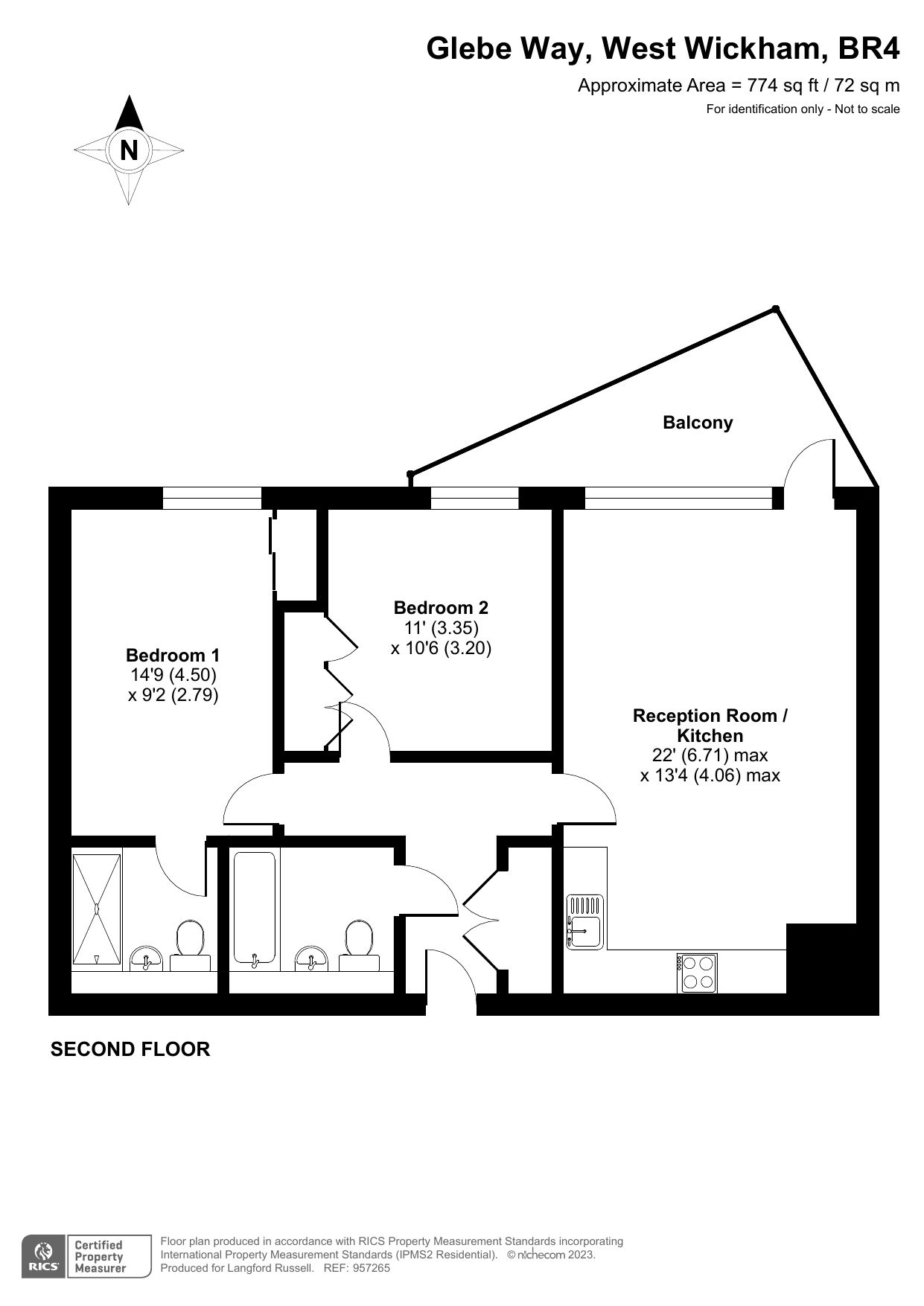 2 bed flat to rent in Glebe Way, West Wickham BR4 Zoopla