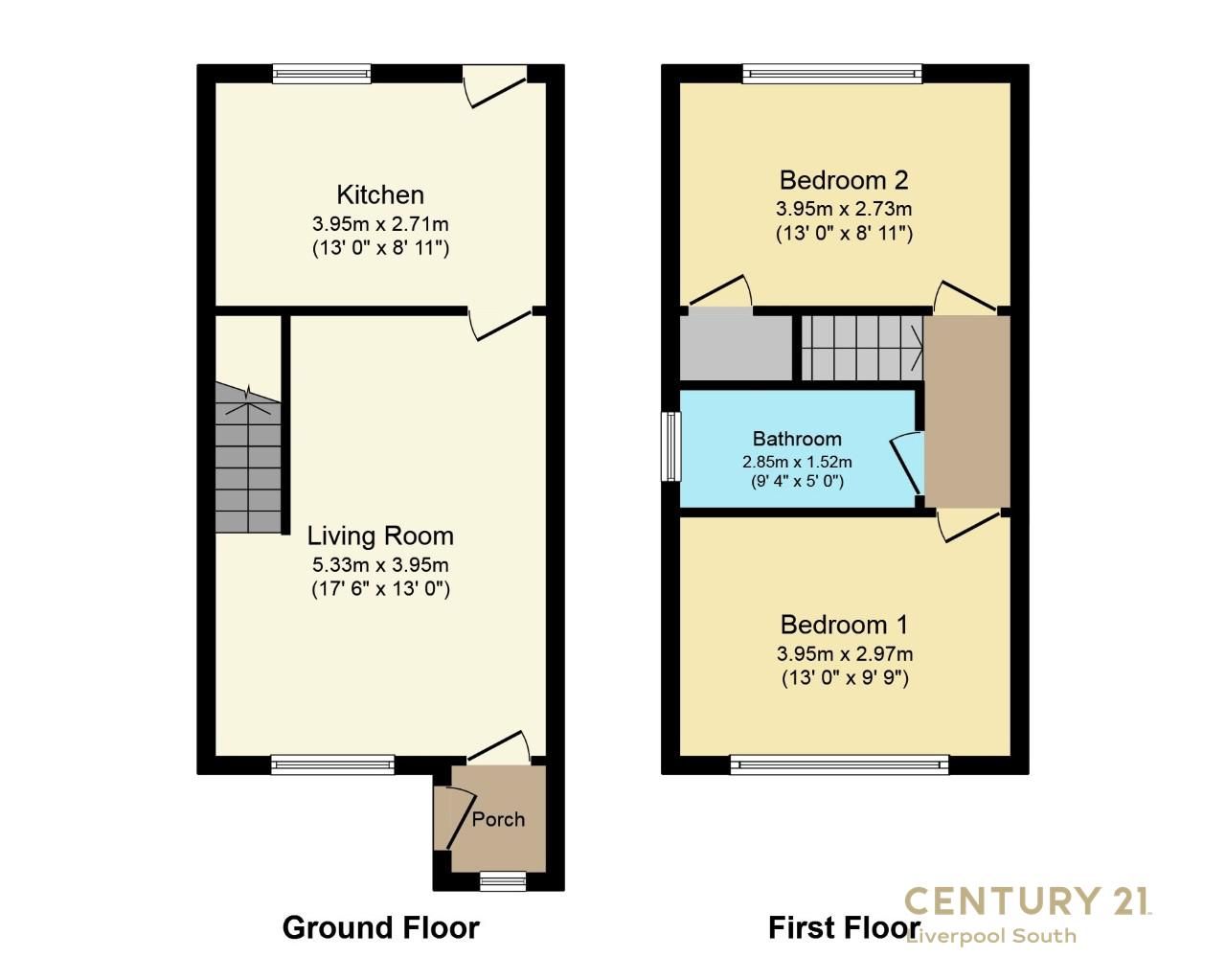 2 bed semidetached house for sale in Trispen Close, Halewood Village