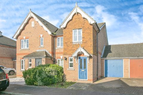 3 bed semi-detached house for sale in Tiberius Close, Highwoods ...