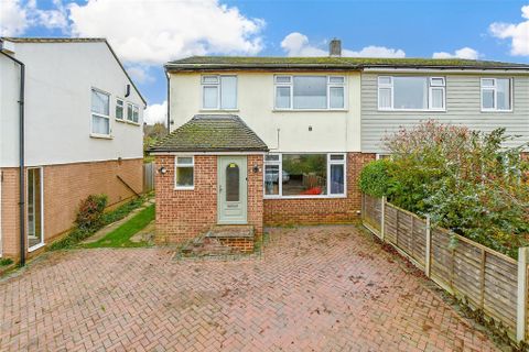 Springett Way, Coxheath, Maidstone, Kent ME17, 3 bed semi-detached ...