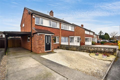 3 bed semi-detached house for sale in Caernarvon Avenue, Garforth ...