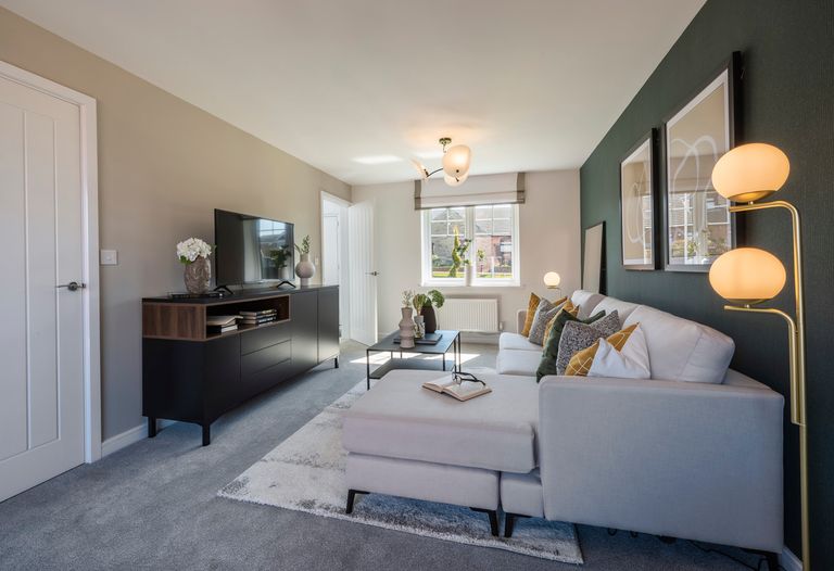 Property 2 of 10. Indicative Living Room, Contemporary Modern Decoration