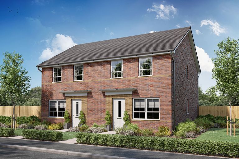 Property 1 of 10. Exterior CGI View Of Our 3 Bedroom Maidstone Home