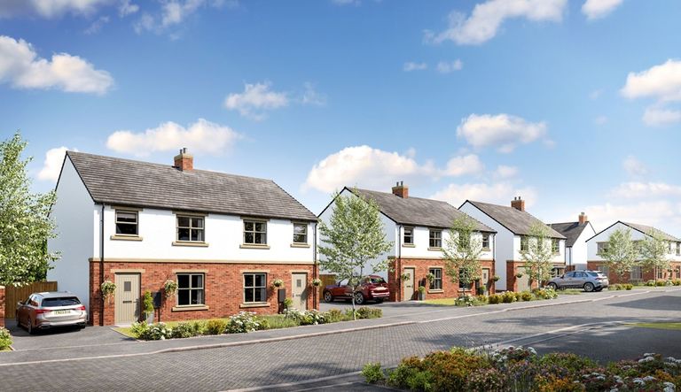 Property 3 of 13. Artists Impression Of A Street Scene At Stanhope Fields