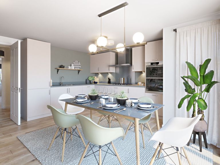 Property 2 of 9. Kitchen And Dining Room In The Exeter, A 4 Bedroom Detached Home