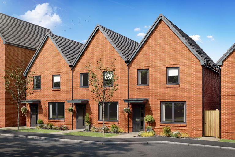 Property 1 of 8. External CGI Of The Terraced Archfords At Forest Walk Phase 2