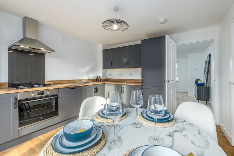 Property 3 of 8. Kitchen Space In 3 Bedroom Coull Home