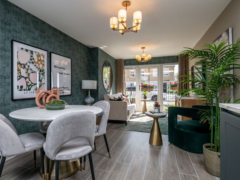 Property 3 of 10. Image Of Open-Plan Apartment Layout Showcasing The Open-Plan Layout Of The Dining Area Leading Into