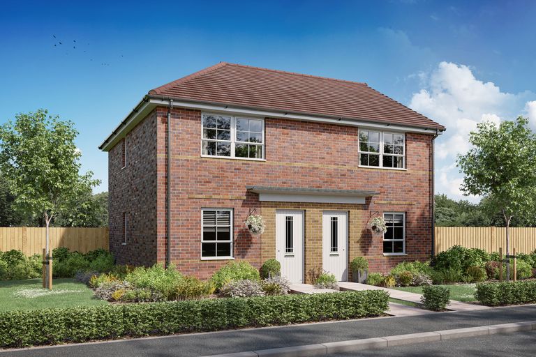 Property 1 of 8. Exterior CGI View Of Our 2 Bed Kenley Home