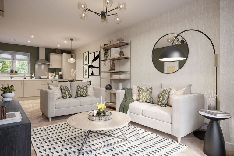 Property 1 of 10. A Modern Open Plan Living Area, Perfect For Socialising