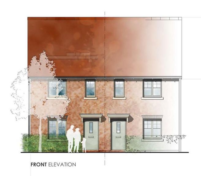 Property 1 of 6. Front Elevation 2 Bed.Jpg