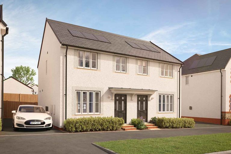 Property 1 of 10. Exterior Grovier Three Bedroom New Build