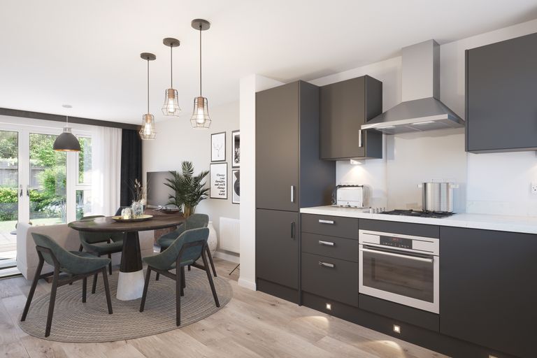 Property 3 of 6. Denford Kitchen Living Space