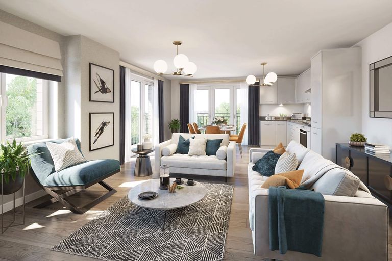 Property 3 of 10. The Griffith Apartment Open-Plan Kitchen/Living Area