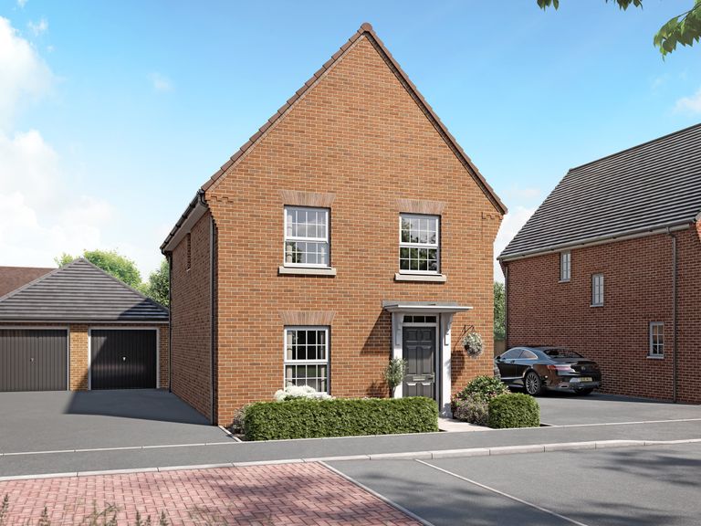 Property 1 of 10. External CGI Of The Ingleby House Type At Forest Walk