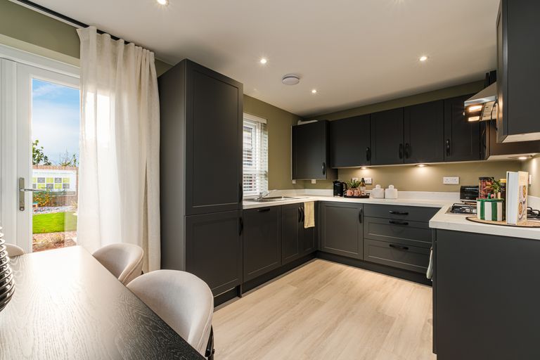 Property 2 of 8. Interior View Of The Kitchen &amp; Dining In Our Moresby Home